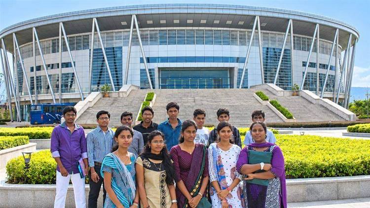 Indian Student Delegation at University Grand Center